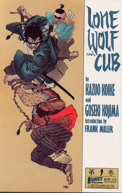Original Cover to Lone Wolf and Cub #9 by Frank Miller|The bell keeper.|Lone Wolf and Cub|ddd