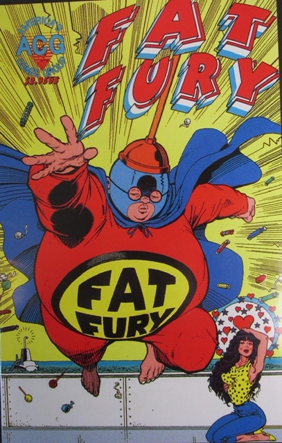 Portada de Fat Fury algo más superheróica hecha por Arthur Adams.