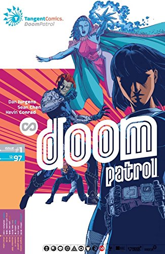 Portada de Tangent Comics / Doom Patrol en la que se ve una versión alternativa creada por Jurgens de la Doom Patrol.