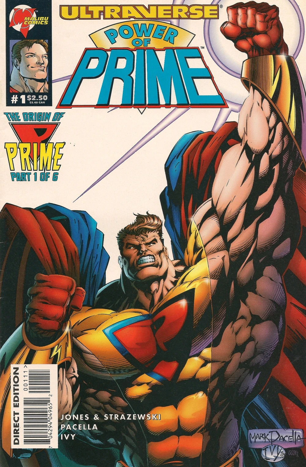 Portada de Power of Prime en la que vemos a Prime, más ancho que nunca y aún con músculos en los músculos.