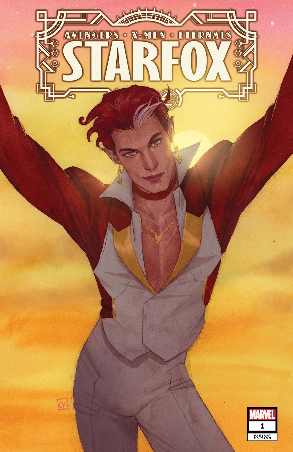 Portada de AXIS: Starfox en el que se ve al susodicho poniendo cara de foto para ligar en una app. ¿Cuál app? ¡TODAS A LA VEZ!