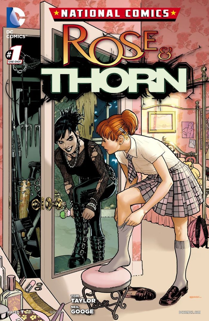 Portada de National Comics: Rose and Thorn en la que vemos