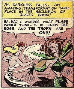 Viñeta de Flash Comics 89 en la que vemos