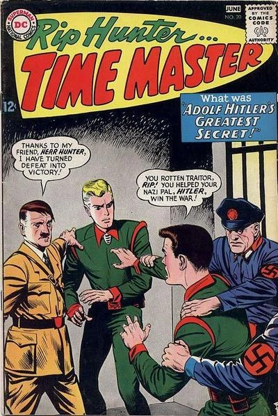 Portada de Rip Hunter… Time Master 20 en la que vemos