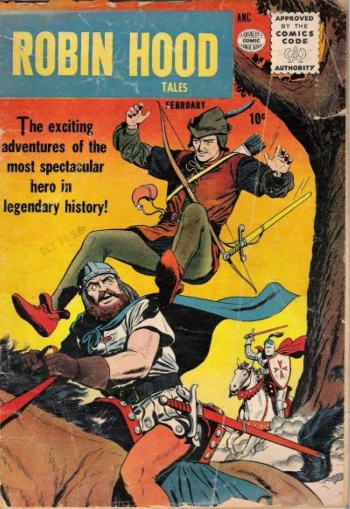 Portada de Robin Hood Tales en la que vemos