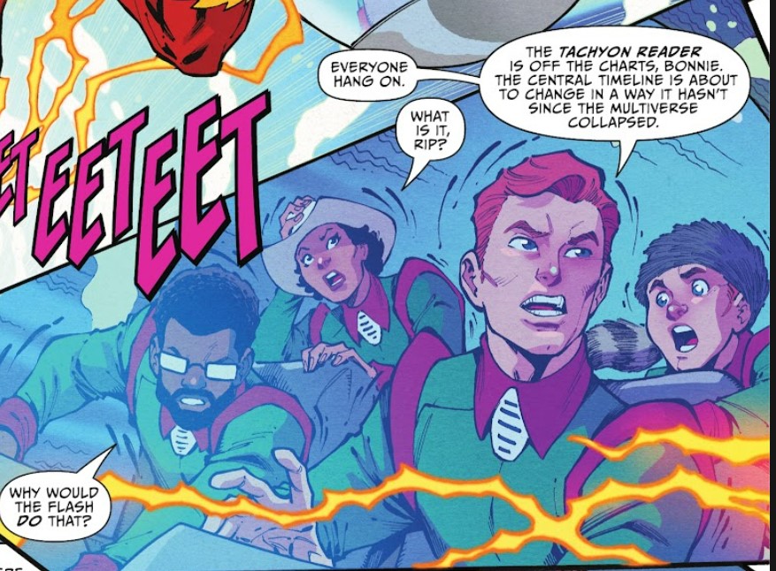 Viñeta de Stargirl: The Lost Children 5 en la que vemos